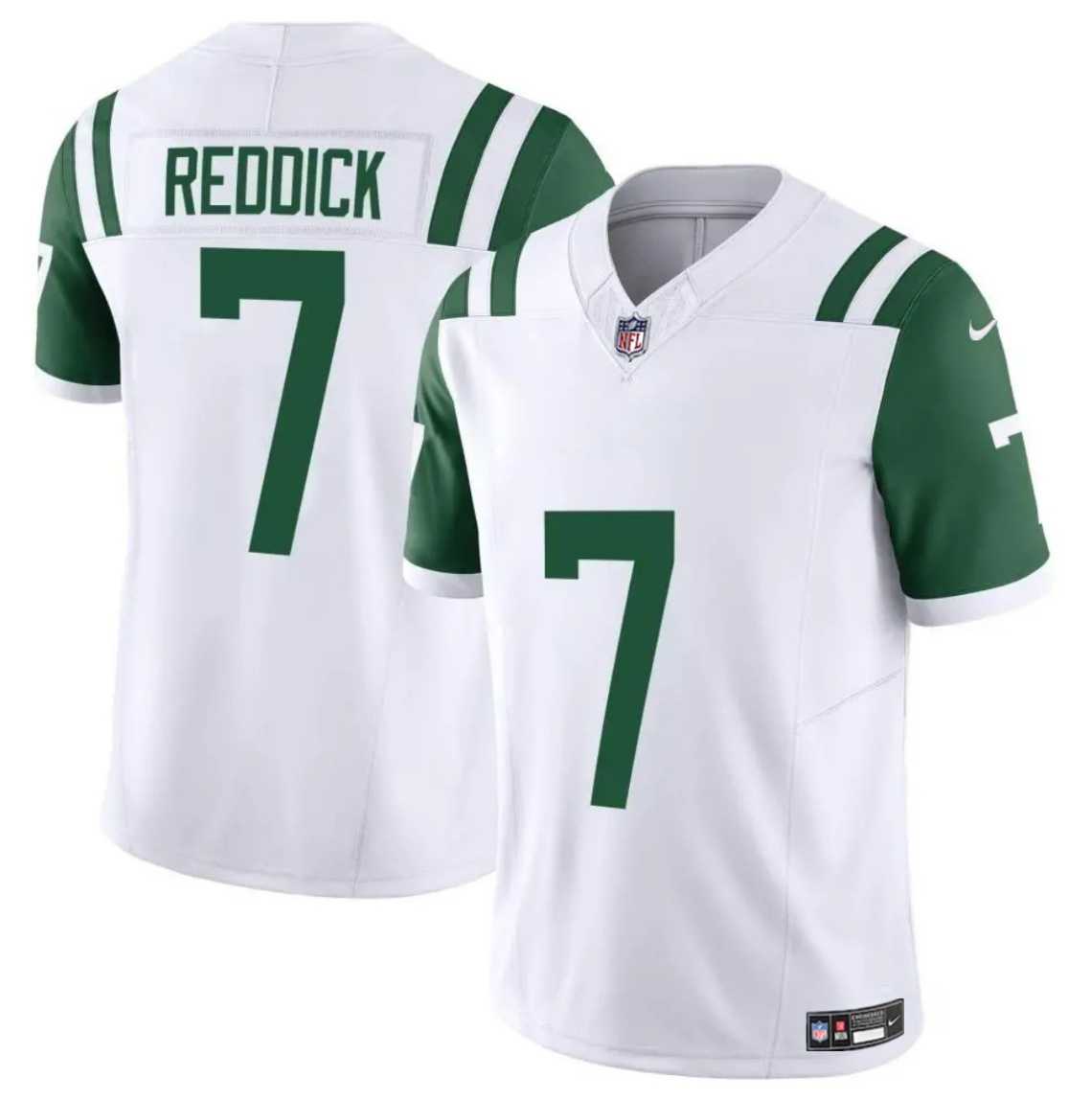 Men & Women & Youth New York Jets #7 Haason Reddick White 2024 Classic Alternate Vapor F.U.S.E. Limited Stitched Jersey->new york jets->NFL Jersey